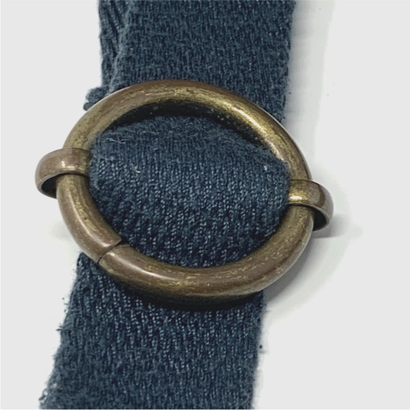 The Sak Navy Blue Leather Crossbody Bag Purse Handbag Zipper Pockets Lined inner - Picture 7 of 16